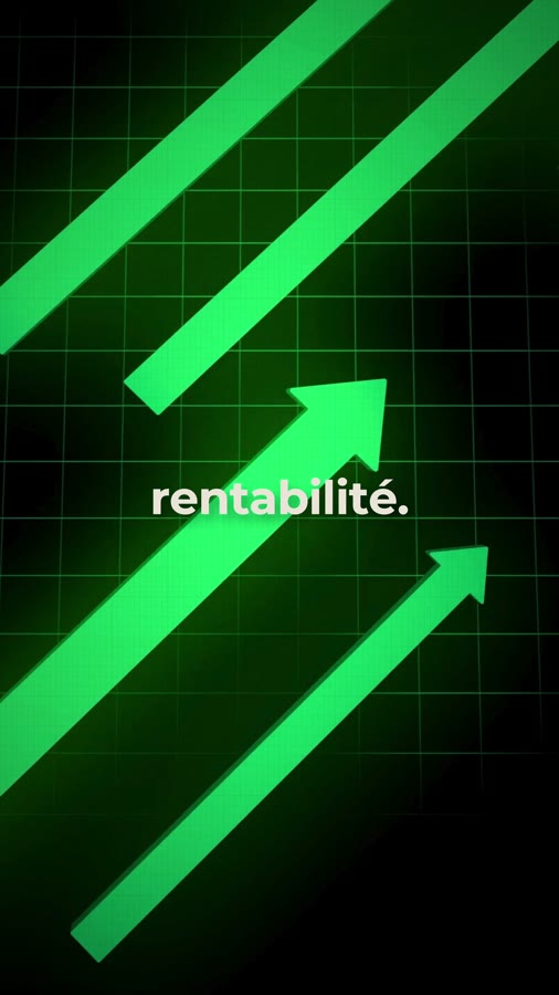 Rentabilité — Motion design réalisé par Zaphir STUDIO, agence de montage vidéo